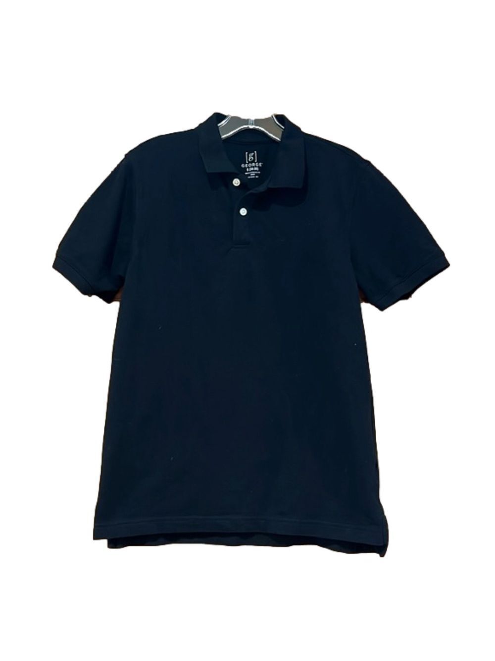 George Black Polo Shirt Small